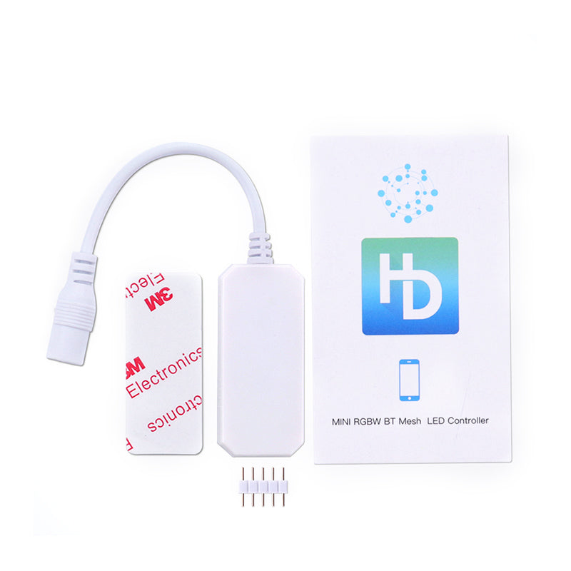DC12-24V Hao Deng APP MINI BT Bluetooth Mesh RGBW Controller For LED RGBW Strips