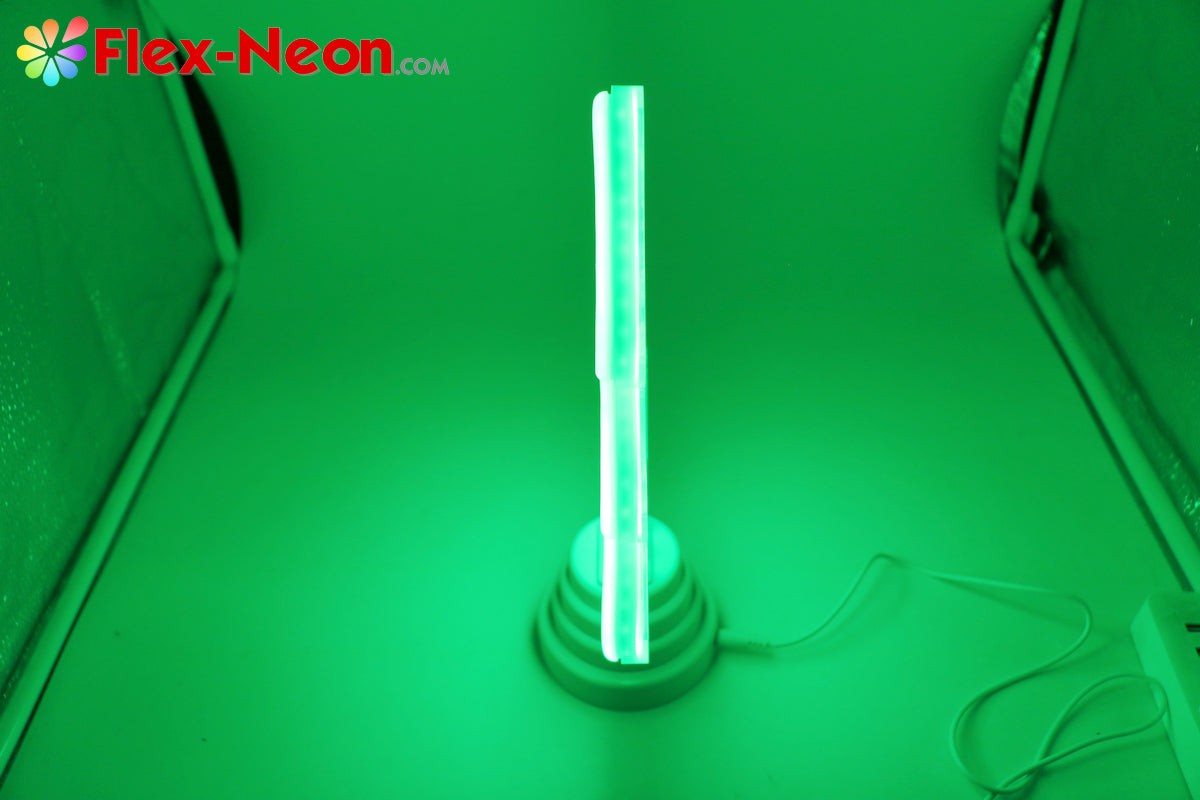 Green Christmas Tree LED Neon Tube Night Light Home Bedroom Desk Lamp Christmas Gift by Flex-Neon.com