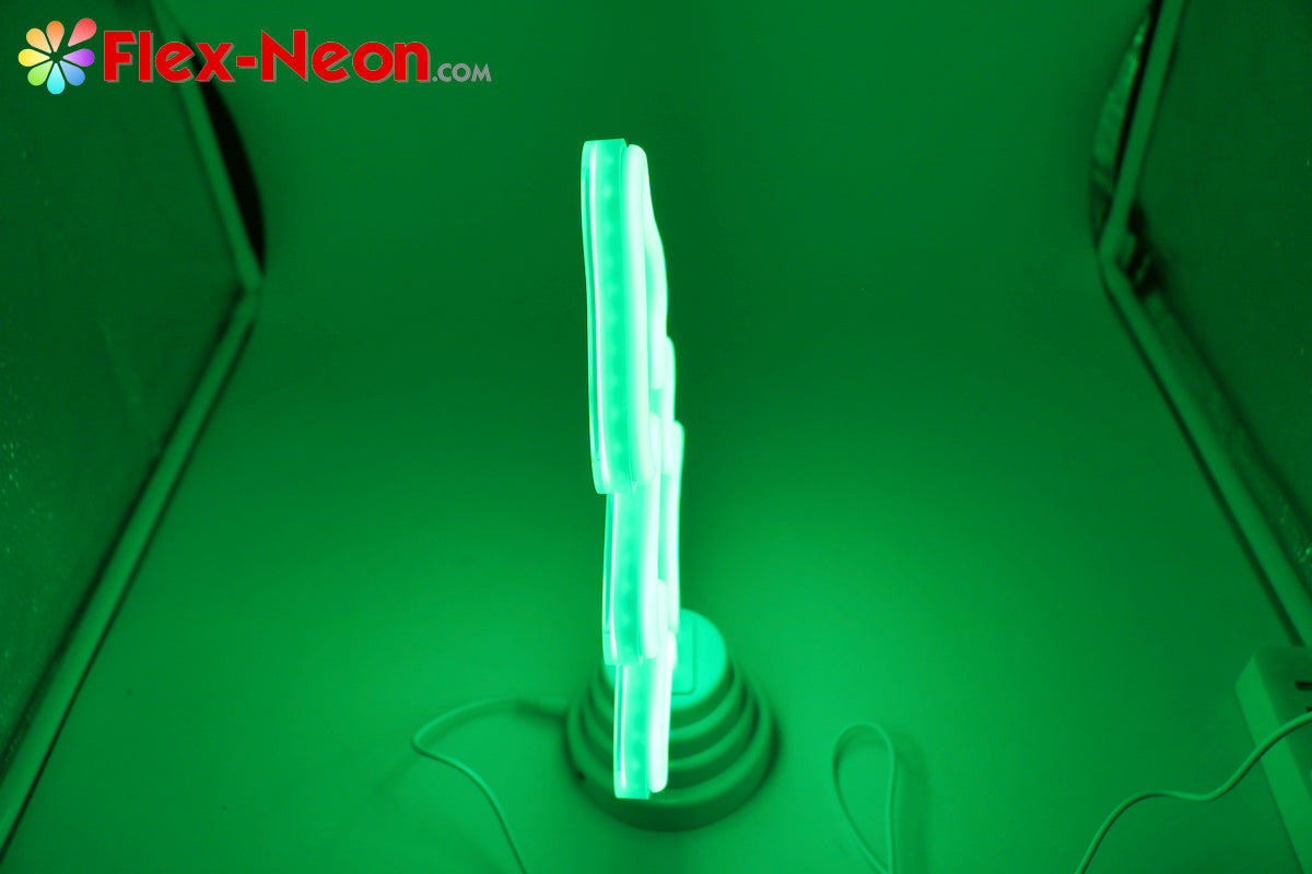 Green Christmas Tree LED Neon Tube Night Light Home Bedroom Desk Lamp Christmas Gift by Flex-Neon.com