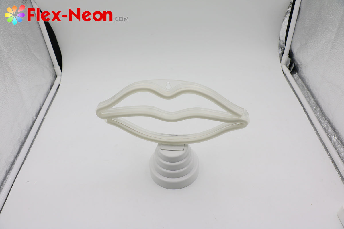 Pink Lip LED Neon Tube Night Light romantic night light authorized by by Flex-Neon.com