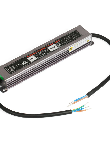 12V 60W LED Power Supply waterproof IP67 100-260V AC output 12V DC 5A for led strip light