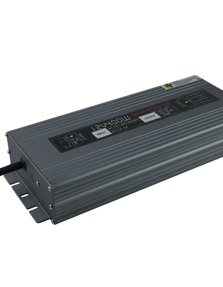 12V 400W LED Power Supply Waterproof IP67 180-240V AC output 12V 33.3A KNL