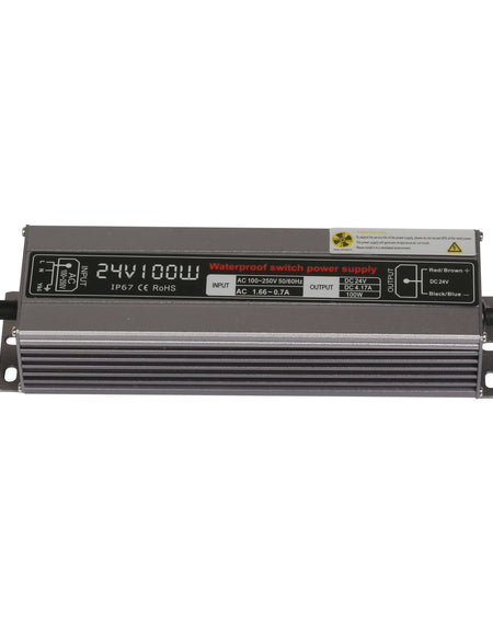 24V 100W LED Power Supply Waterproof IP67 100-260V AC output 24V DC 4.2A KNL