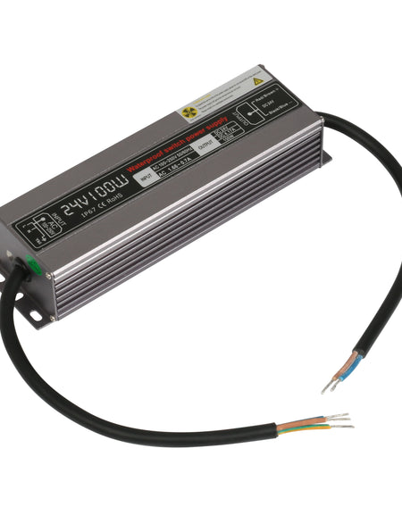 24V 100W LED Power Supply Waterproof IP67 100-260V AC output 24V DC 4.2A KNL
