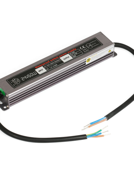 24V 60W LED Power Supply waterproof IP67 100-260V AC output 24V DC 2.5A for led strip light