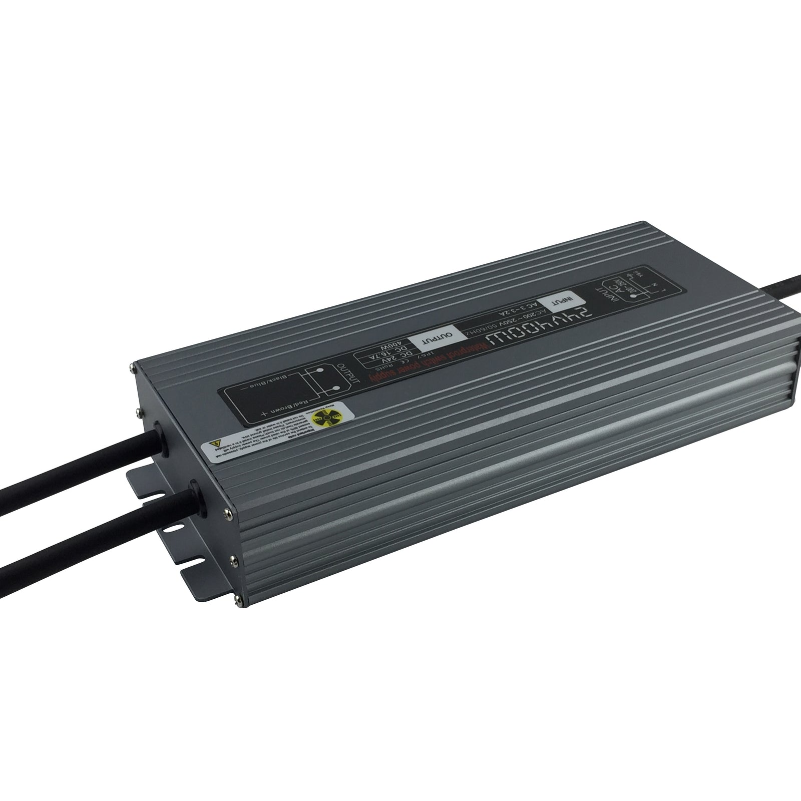 24V 400W LED Power Supply Waterproof IP67 180-240V AC output 24V 16.6A KNL