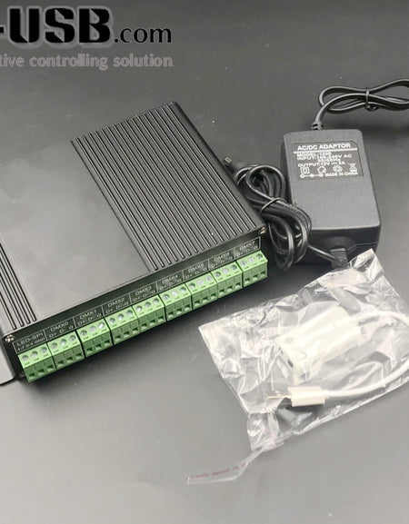 DMX-USB.com Genuine DMX Controller W-Box Linux for DMX Stage Lights with Madrix GrandMa 2 lightjockey freestyler Aolite Sunlite3