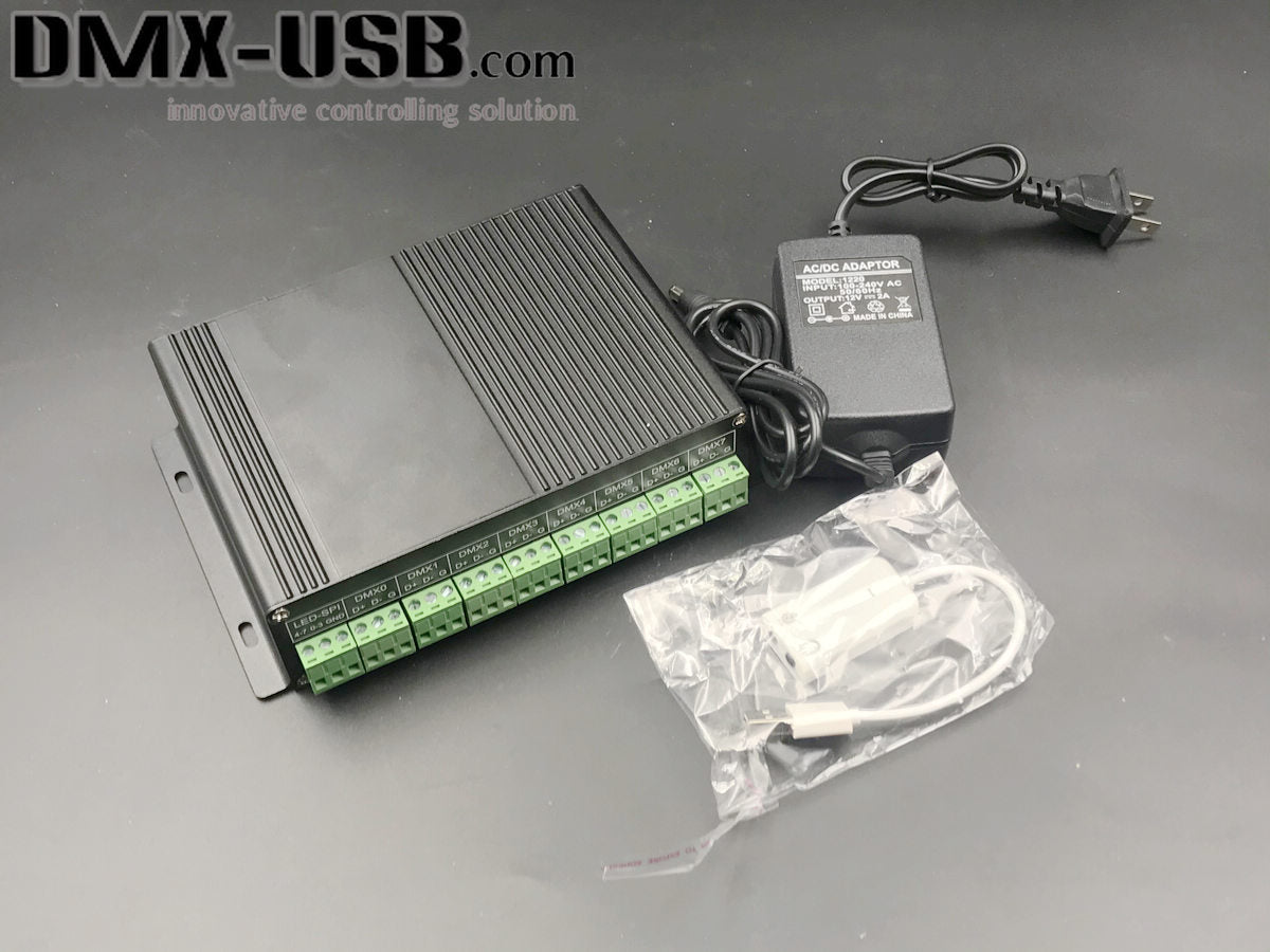 DMX-USB.com Genuine DMX Controller W-Box Linux for DMX Stage Lights with Madrix GrandMa 2 lightjockey freestyler Aolite Sunlite3