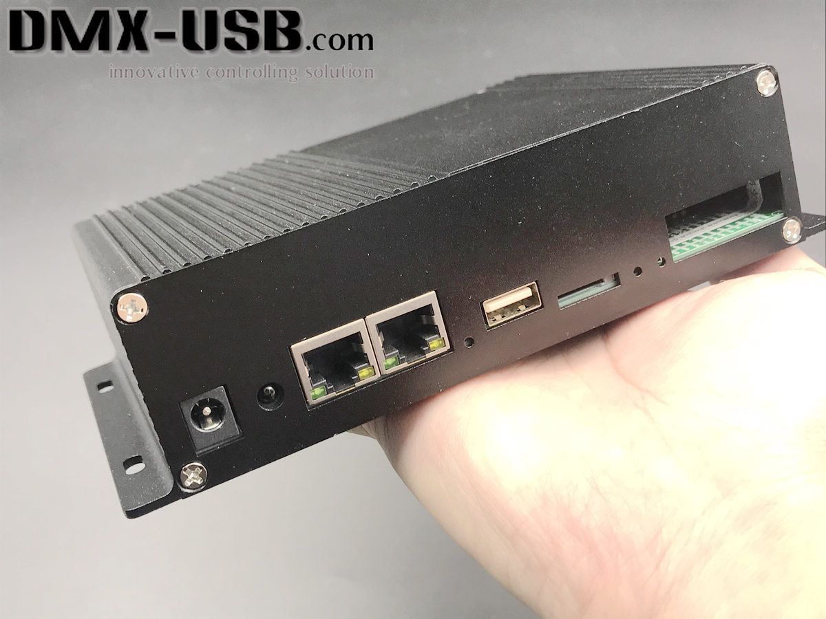 DMX-USB.com Genuine DMX Controller W-Box Linux for DMX Stage Lights with Madrix GrandMa 2 lightjockey freestyler Aolite Sunlite3