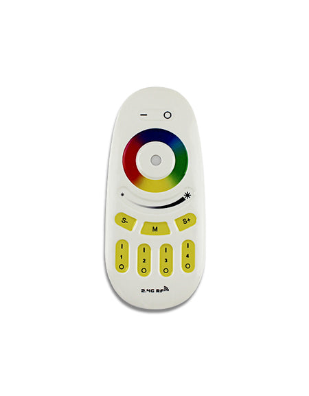 12V 24V 6A 24A RF 2.4GHZ 4 Groups 4 Zone Touch Button RGBW LED Controller For Constant Voltage Led Lights