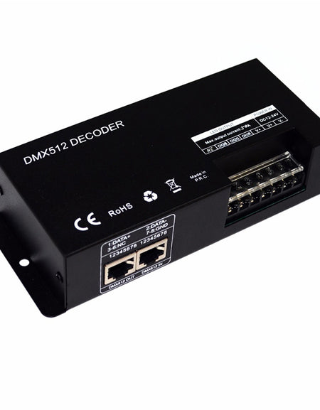 DMX 512 Stage Light Engineering Project DMX Controller RGB 3 Channel DMX512 Decoder 8A*3CH