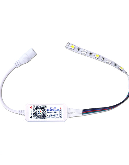 DC12V 24V Android IOS Smart Phone App MINI RGBW Bluetooth LED Controller for RGBW LED Strips