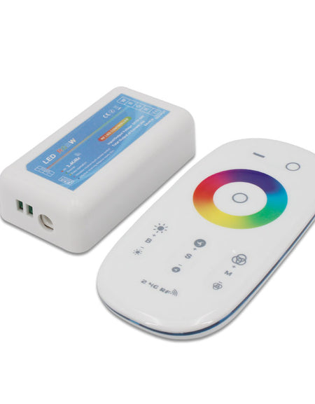 DC12V DC24V 4CH *6A 2.4G RF Wireless Remote Control 2.4G Plastic Shell RGBW Touch Screen LED Controller For RGBW Strip Lights