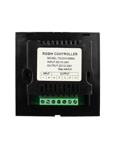 White Color Wall Mounted Panel RGBW Touch Panel LED Dimmer Controller