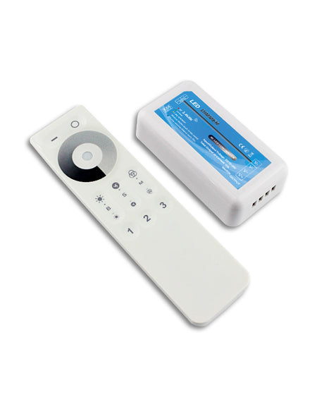 DC12-24V Single Color 2.4G 3 Zone Touch Remote LED Dimmer Controller