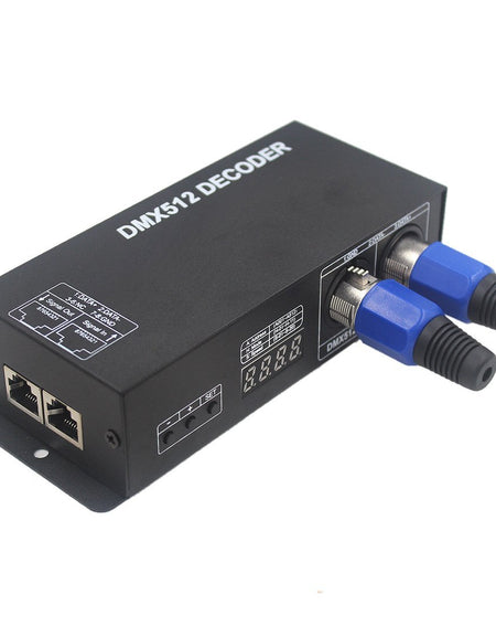 High Quality 5V DC12-24V 4A 4 Channel Digital Display RGBW DMX512 Decoder