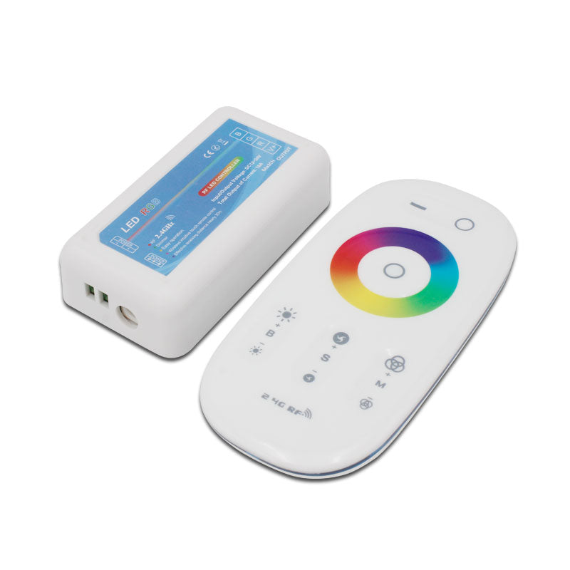 Steady Performance DC12V 3CH 6A 18A2.4G RF Touch RGB PWM Control RF Remote 2.4G RGB Touch LED Controller