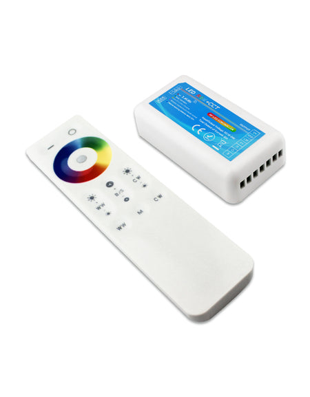 12V 24V 16million Colors RF 5 Channels RGB CCT RF2.4G Touch RGBWW LED Controller