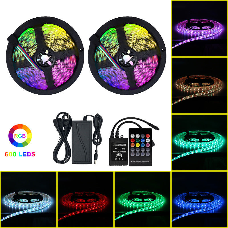 12V IR 20 Key Music Sound Control 5050 RGB Controller Colorful LED Light Strip Kit indoor IP20