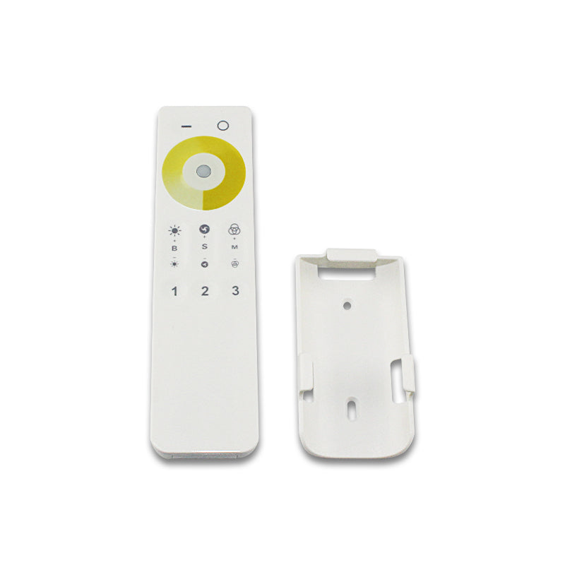 2.4G 3 Zone 3 Groups Touch Remote Color Temperature CCT CW WW LED Controller For Dual Color Strip Lights