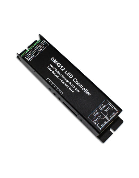 12V 192W 24V 384W 4A Digital Display DMX512 RGBW 4Channels DMX512 Decoder For RGBW Lights