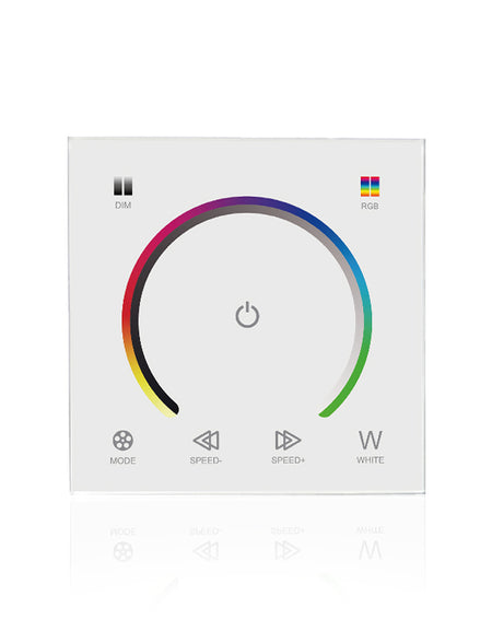 DC12~24V Glass Wall Mounted Panel RGB Touch Panel LED Controller