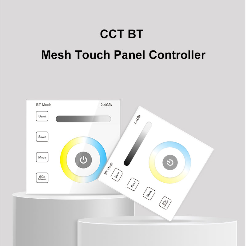 DC12-24V 96W Wall Mounted CCT BT Mesh Smart CCT BT Mesh Touch Panel Controller