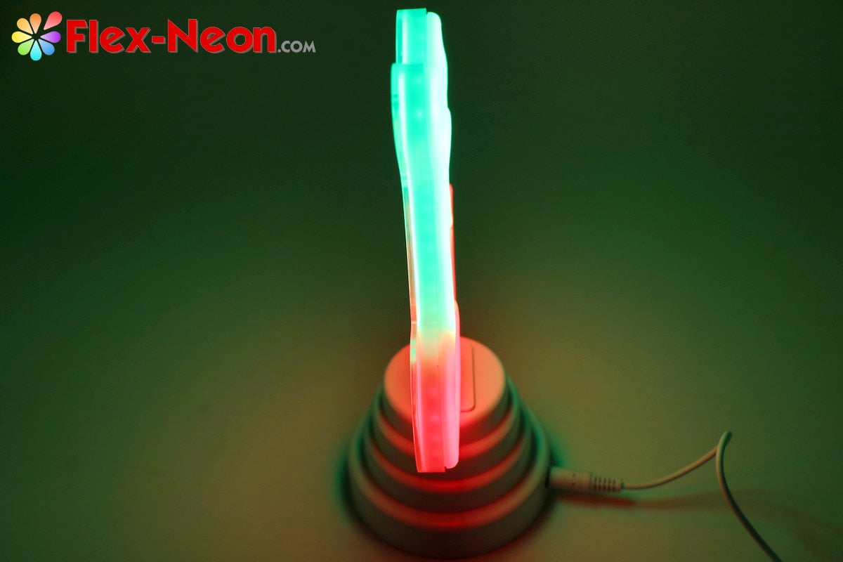 USB Battery Cute LED Neon Tube Night Light Cherry Night Light Home Bedroom Desk Lamp Christmas Gift by Flex-Neon.com