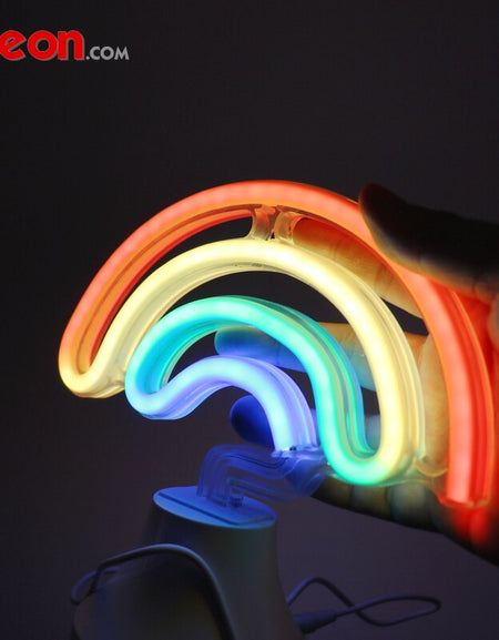 USB battery LED Neon Tube Night Light Rainbow I love you night light authorized by by Flex-Neon.com Christmas