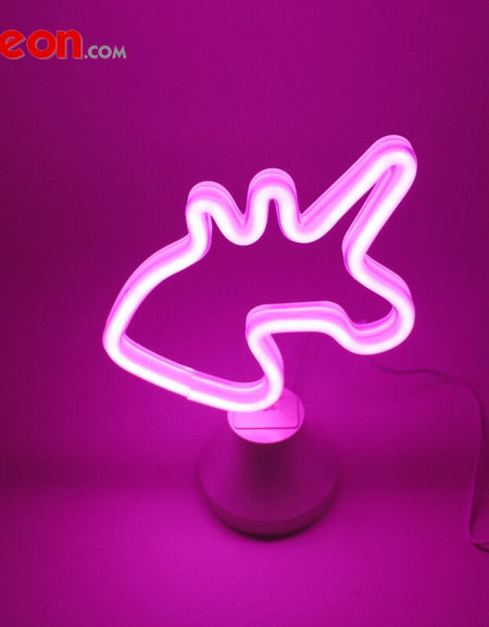 USB battery LED Neon Tube Night Light Unicorn I love you Christmas holiday night light authorized by by Flex-Neon.com